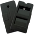 Window View Leather Stand Case For Huawei  N630 (Black)