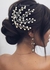 O Accessories Hair Peice _crown For Wedding _silver Metal_crystal & Pearls