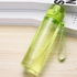 Portable Plastic Water Bottle With Lanyard Flip Top Lid Running Sports Water Bottle