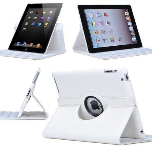 iPad 4 4G Gen3 3rd 2 360 Rotating Magnetic Leather Case Smart Cover Stand
