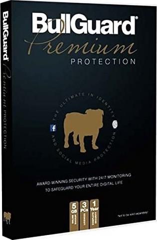 BullGuard Anti Virus Premium Protection 2022 Edition, 1 License Supports 3 Multi Devices, 1 Year, Black |