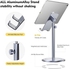 Tablet Stand Holder, Desk with 10x Stable Base for Ipad, Adjustable Height Cell Phone Stand Compatible with Ipad Mini Air Pro 12.9, Kindle, Cell Phones 4.0-12.9 Inch, Aluminum