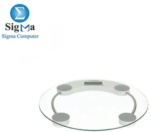 I-Rock 2015A Round Glass Digital Scale 180 Kg - Clear