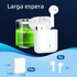 Celebrat W10 Wireless Bluetooth AirPods With Charging Case, Stereo Sound,Smart Touch Feature