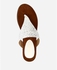 Dejavu Shimmery Thong Slipper - White