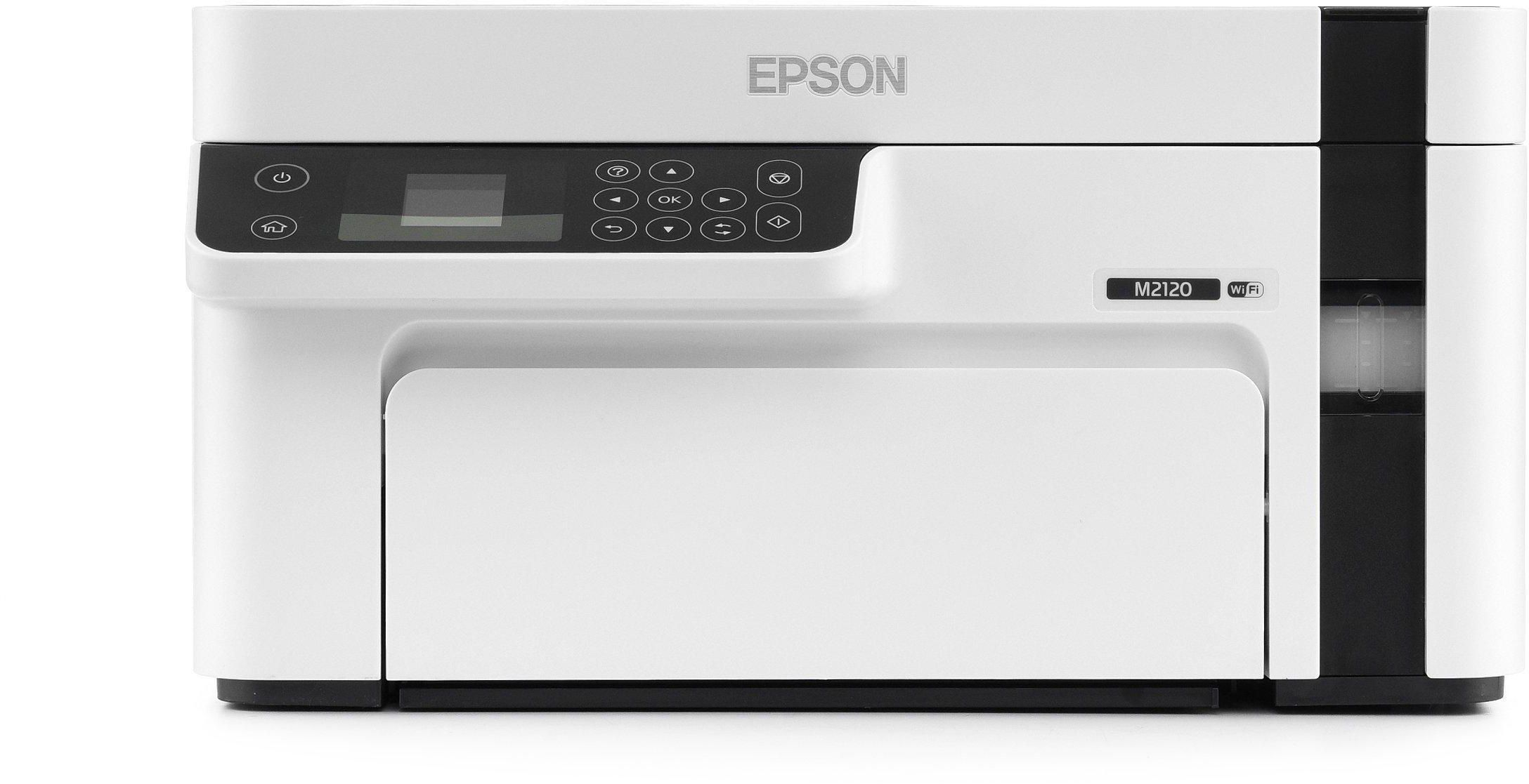 EPSON EcoTank M2120 Printer, Copy, Print, Scan, Wi-Fi, White