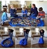 حقيبة تخزين لعب أطفال محمولة بسهولة من Moro Moro - نايلون، 150 سم، اللون الأزرق