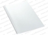 Fellowes Thermal Binding Cover A4,  8mm, 100/box, Clear Front Cover, Back and Spine White