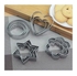4in1 Shape Stainless Steal Cookie Cutter- 12pcs