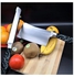 HX KITCHEN 7 pcs Chef Knife Set, Stainless Steel Kitchen Knives Set, Super Sharp Cutlery Set with Stand, Scissors & Sharpener (Black Marble)