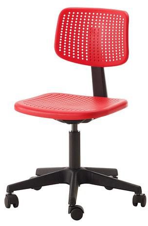 ALRIK Swivel chair, red