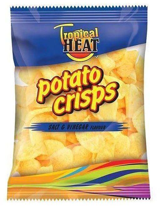Tropical Heat Tropical Heat Potato Crisps - Salt & Vinegar 200g