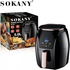 Sokany sk-3011 black digital healthy air fryer 5 l 1500 w - 220v supply voltage and 50hz