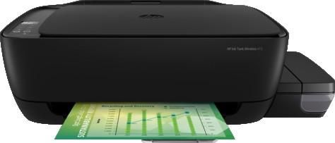 HP 415 Ink Tank Color Printer, Print, Scan, Copy, Wireless, Up to 1200x1200 DPI, Print Speed Up to 8ppm, 60-sheet Input Tray, Up to 1000 Pages Duty Cycles, 60 Sheet Input Tray, USB 2.0, Black | Z4B53A