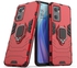 Red Protective Cover With Ring Bracket For Oppo