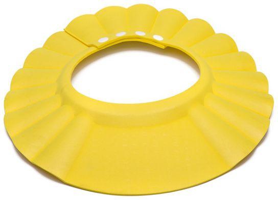 Baby Child Kid Soft Shampoo Bath Shower Wash Hair Shield Hat Cap(Yellow)