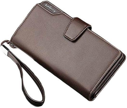 Baellerry Leather Wallet,Cards Holder Purse Brown