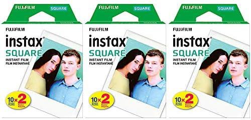 Fujifilm Square Twin Pack Film, 20 Exposures (3 Boxes)