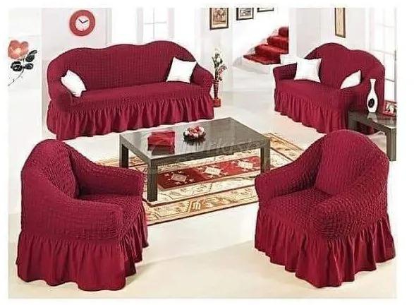 Fashion Turkey Stretchable Seat/Sofa Covers, Maroon