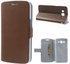 Doormoon Genuine Leather Card Holder Case Cover  & Screen Guard  Samsung Galaxy Grand 2 Duos G7102 G7100 G710S G7106 [Brown]