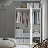 PAX / FORSAND Wardrobe, white/white, 150x60x201 cm - IKEA