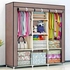 One -piece Cloth Storage Cupboard With A Foldable Design, With A Rifting Dress And A Folding Style.