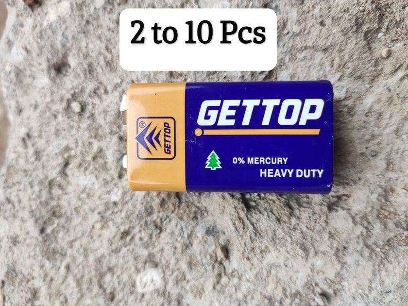 Gettop 9 Volts Or 9v Disposable Batteries 2 To 10 Pcs