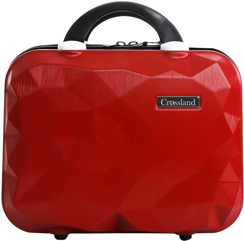 احصل على حقيبة مكياج للسفر من كروسلاند، 14 بوصة - احمر مع أفضل العروض | رنين.كوم