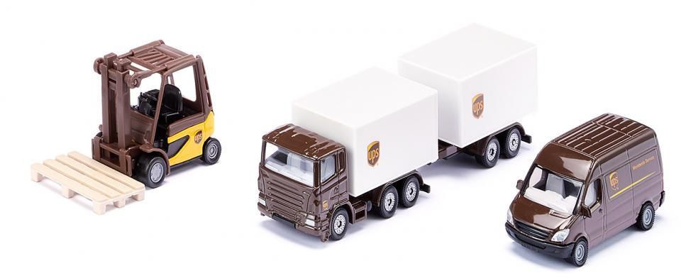Siku (S6324) UPS Logistics Setertible Set (As Picture)