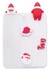 Case for Apple iPhone X Back Cover Christmas Soft TPU - White