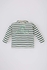 Defacto Baby Girl Crew Neck Striped T-Shirt