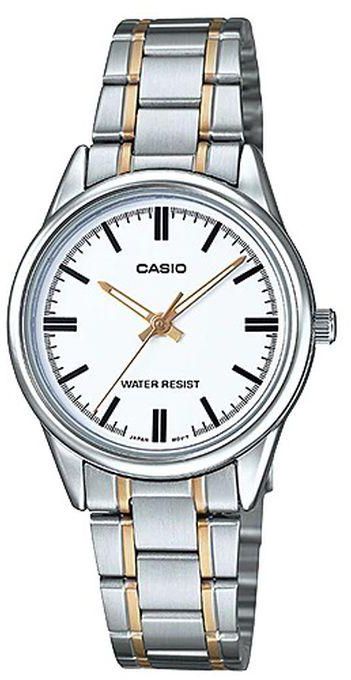 Casio Women's Enticer Analog Watch LTP-V005SG-7A Silver/Gold