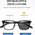 Fashion Computer Glasses Photochromic Glasses Anti Blue Light Glasses