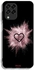 Samsung Galaxy M33 Protective Case Cover Heart On Glitters