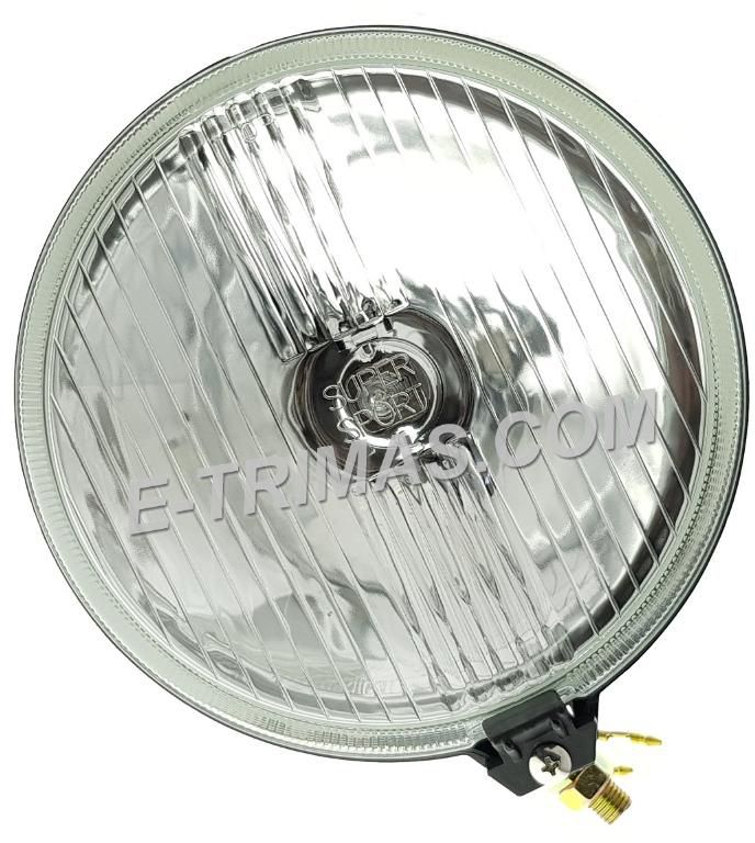 E-trimas 6 Inch Super Sport Halogen Spot Light Fog Lamp Bulb White Yellow 12V FX1160