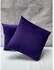 Classic Plain Throw Pillow Purple 2in1