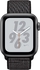 ساعة ابل سيريز 4 نايكي بلس الذكية - 40 ملم، هيكل رمادي من الالمنيوم مع سوار نايكي رياضي اسود، جي بي اس وشبكة خلوية، ووتش او اس 5