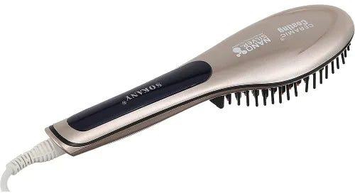 Get Sokany SK-1006 Hair Brush, LCD Screen - Beige with best offers | Raneen.com