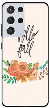 Protective Case Cover For Samsung Galaxy S21 Ultra Hello Fall