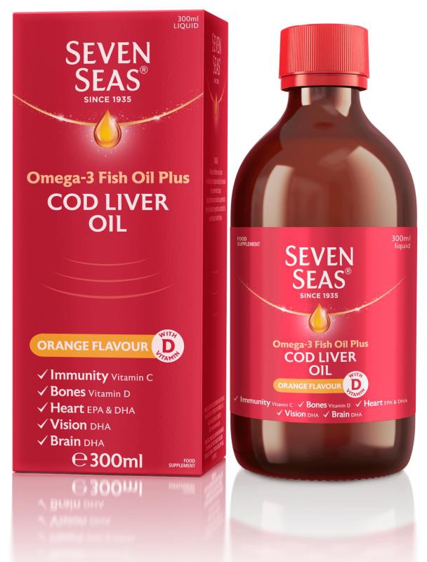 SEVEN SEAS COD LIVER OIL ORANGE FLAVOUR 100ML