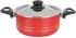 Get Trueval Teflon Cookware Set, 10 Pieces - Red with best offers | Raneen.com