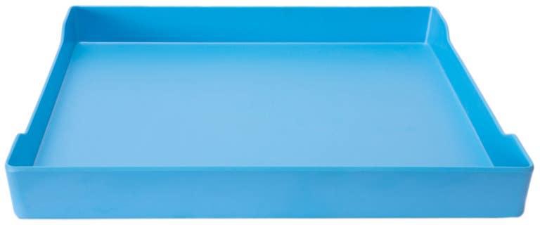 Get Bright Designs Square Serving Tray, Melamine, 38 x 38 cm - Light Blue with best offers | Raneen.com