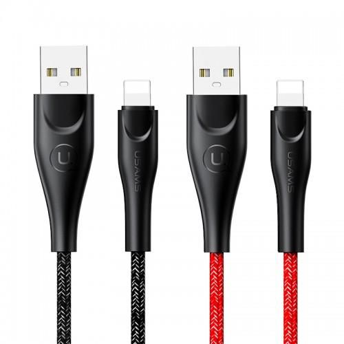USAMS U41 Braided Data and Fast Charging Lightning USB Cable 3m Length