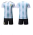 بلوزة لمنتخب كرة القدم الأرجنتيني في كأس العالم مصنوعة من قماش الجيرسيه - مقاس متوسط M