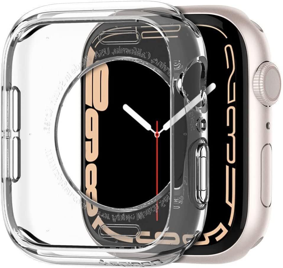 Spigen Liquid Crystal designed for Apple Watch Case Series 7 (41mm) and Series 6/SE/5/4 (40mm) - Crystal Clear