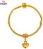 GJ Jewelry Emas Korea Charm Bracelet -  Simple Love PDR0004