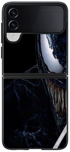 Protective Case Cover For Samsung Galaxy Z Flip4 Venom Design Multicolour