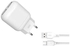 Eu Charger With Apple Cable White