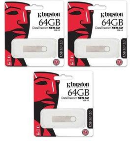 Kingston DataTraveler SE9 G2 USB 3.0 Bundle of 3 64 GB