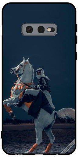 Protective Case Cover For Samsung Galaxy S10e Young Man On Horse